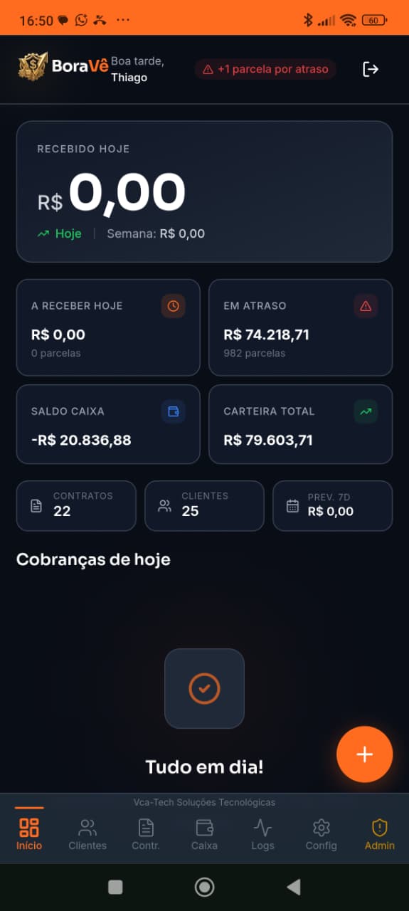 Tela do BoraVê